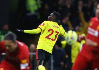 Watford sorprende y vence al Liverpool de Klopp
