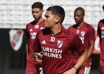 Juanfer y Borré, fuera de la lista de River para el debut en Copa