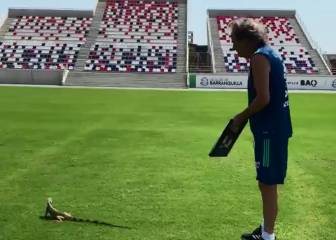 Una 'infiltrada' retrasa la práctica de Flamengo