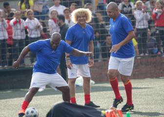 Alegría, recuerdos y amistad en práctica de Colombia Legends