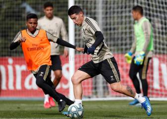 James vuelve a la convocatoria del Madrid luego de 2 semanas