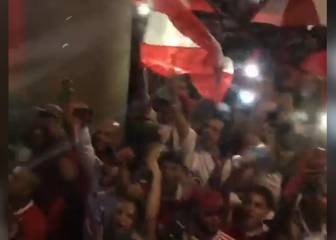 El multitudinario recibimiento de América de Cali en Chile