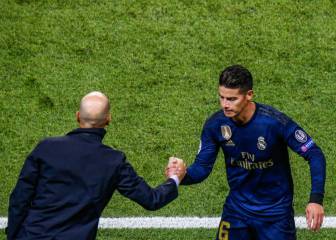 Un año del regreso de Zidane, números de James con el DT