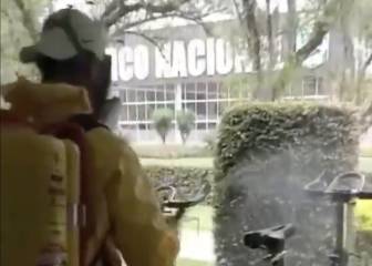 Nacional desinfecta su sede para prevenir el coronavirus