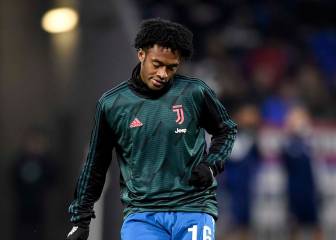 Cuadrado y otros jugadores de Juve, negativo por Covid-19