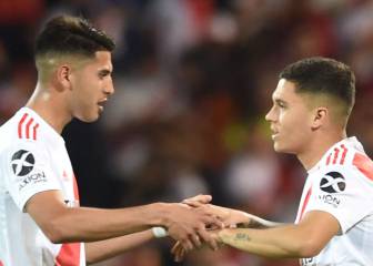 Exequiel Palacios pide a Juanfer seguir en River
