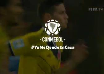 CONMEBOL usa de ejemplo gol de James para prevenir Covid-19