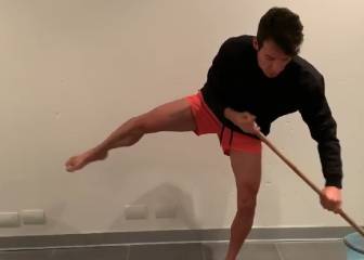 Innovador entreno de Rigo: Fortaleza de piernas y equilibrio