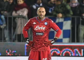 Exarquero del Napoli critica a Gattuso por preferir a Ospina