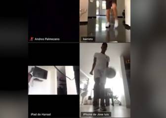 Así fue el entrenamiento de Millonarios por teleconferencia