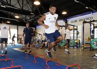 La exigente sesión virtual de los colombianos en Boca