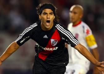 Falcao recuerda a River y a Atlético con sus goles