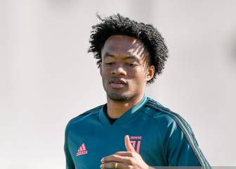 Cuadrado hace su primera práctica de campo individual