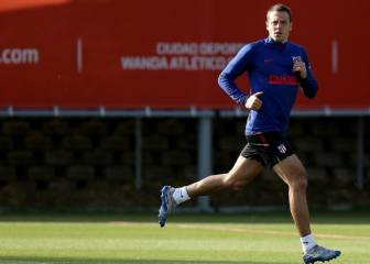 Santiago Arias vuelve a entrenamientos con el Atlético