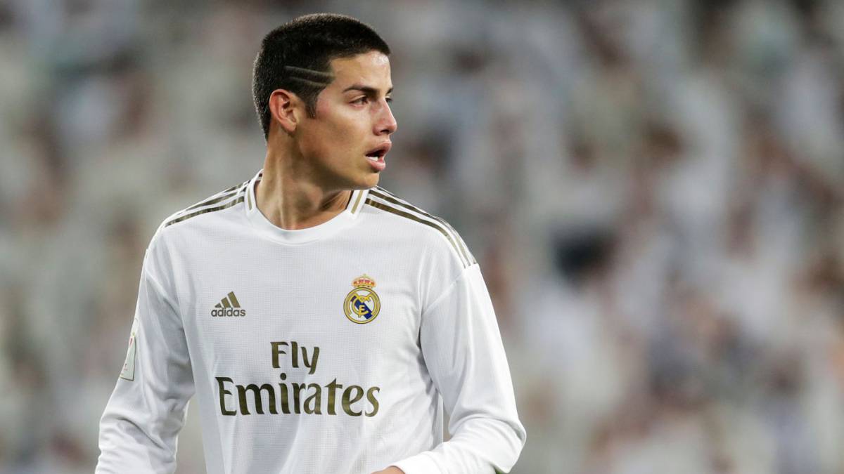 James Rodríguez, volante colombiano del Real Madrid