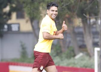 Falcao termina los rumores, entrena con normalidad