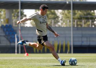 James y el Madrid inician una nueva fase de entrenamientos