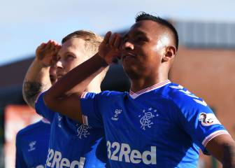 Los números de Morelos en su mejor temporada en Rangers