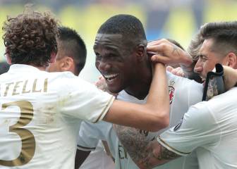 El detalle de Cristian Zapata con un expresidente del Milan