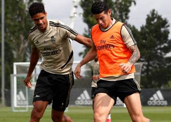 James y el Madrid continúan preparando regreso de LaLiga