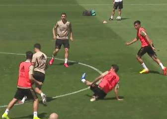 El amague de Asensio a James que terminó en gol