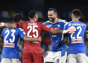 Números de David Ospina en el título de Napoli de Copa Italia