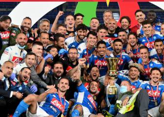 David Ospina y el Napoli celebran la Copa Italia