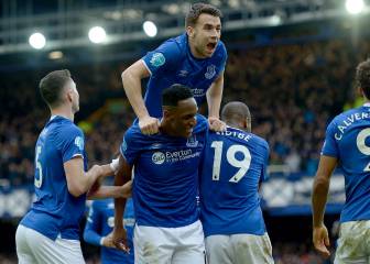 ¿Cómo le ha ido a Everton sin Yerry Mina en esta temporada?