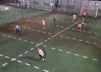En Argentina inventaron el fútbol 5 con distanciamiento