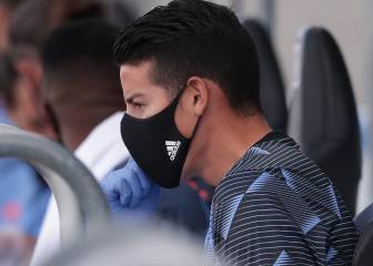 James, de nuevo en el banco en otro triunfo del Real Madrid