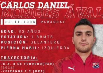 Monges, el 9 del DIM que la pandemia privó del debut