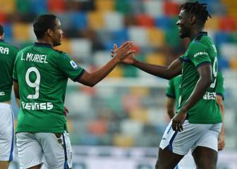 Duván y Muriel, claves en 4 marcas que impone Atalanta