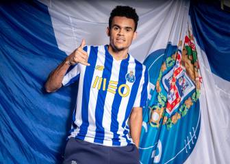 Díaz y Uribe presentan la nueva camiseta de Porto