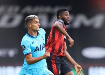 Sin Davinson, Tottenham iguala ante el Bournemouth de Lerma