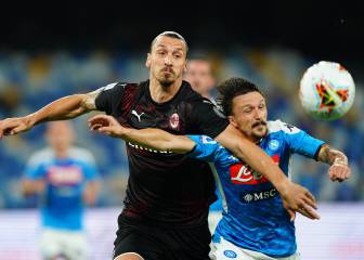Napoli empata ante Milan con Ospina en el arco