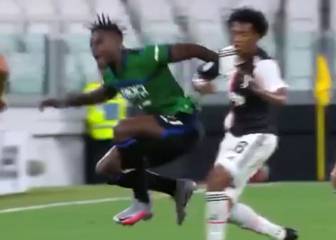 La dura falta de Cuadrado a Duván que le costó la amarilla