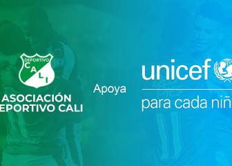 Deportivo Cali y Unicef se unen por la infancia en Colombia