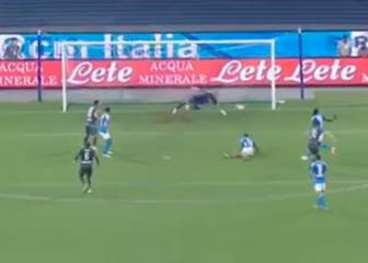 La increíble atajada de David Ospina para salvar a Napoli