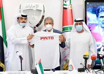 Jorge Luis Pinto es presentado en Emiratos Árabes Unidos