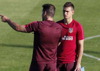 El Cholo y su cuerpo técnico, pendientes de Borré