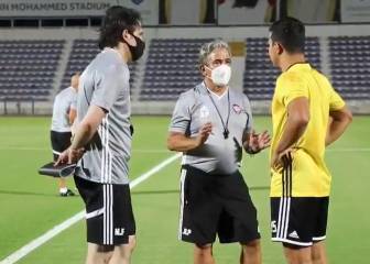 Así fue la primera práctica de Pinto como DT de EAU