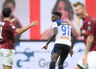 Duván marca ante el Milan y le da un punto a Atalanta