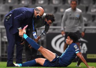 Luis Díaz sale lesionado y es duda para la final de Copa