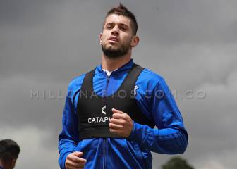 Matías de los Santos ya entrena con Millonarios