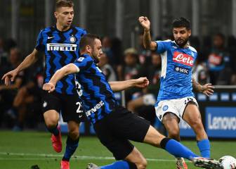 Inter sigue segundo al vencer a Napoli