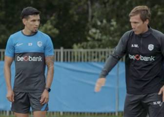 Daniel Muñoz, a la espera del debut oficial con el Genk