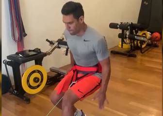 Falcao entrena duro a pesar de tener un futuro incierto