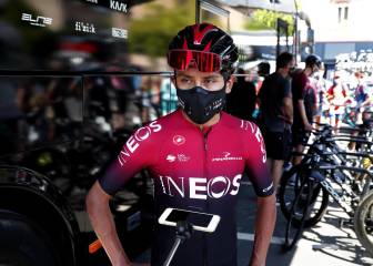 Dorsales de los colombianos en el Critérium del Dauphiné