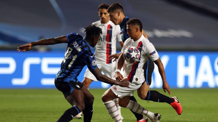 PSG elimina de la Champions al Atalanta de Duván y Muriel