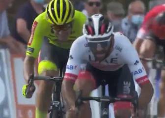 Así fue el ataque de Gaviria a 2 kms de la meta en Limousin